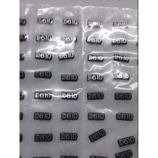 ยี่ห้อใหม่ NIKON NIKON D610 โลโก้รุ่นป้ายป้ายกล้องดิจิตอลโลโก้