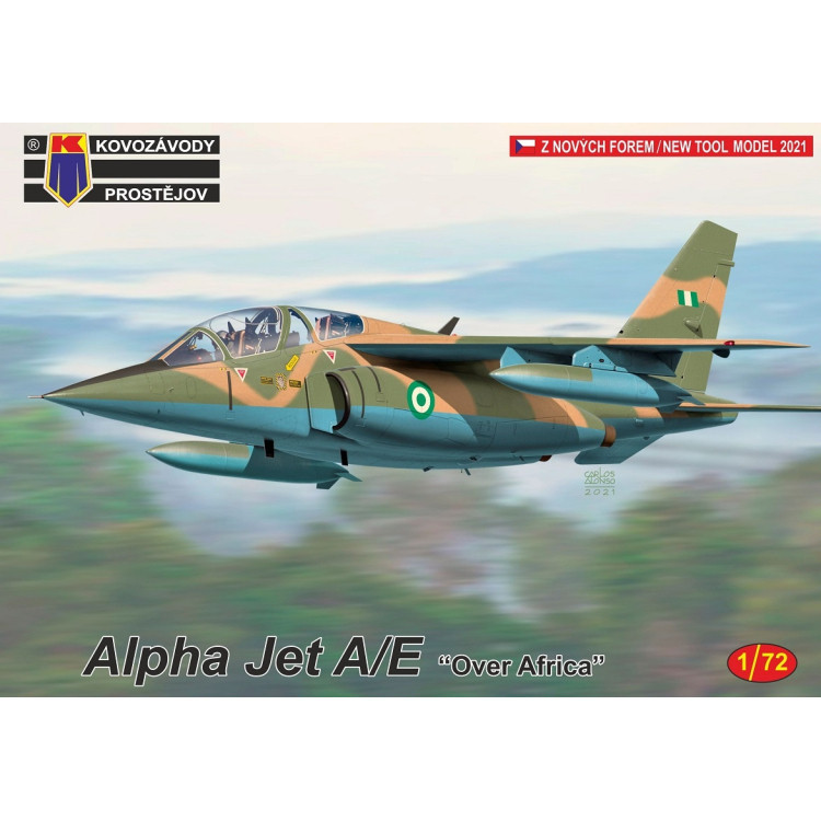 KP รุ่น kpm0269 1/72 เครื่องบินฝึกซ้อม Nigeria Air Force Alpha Jet Type A/E Type