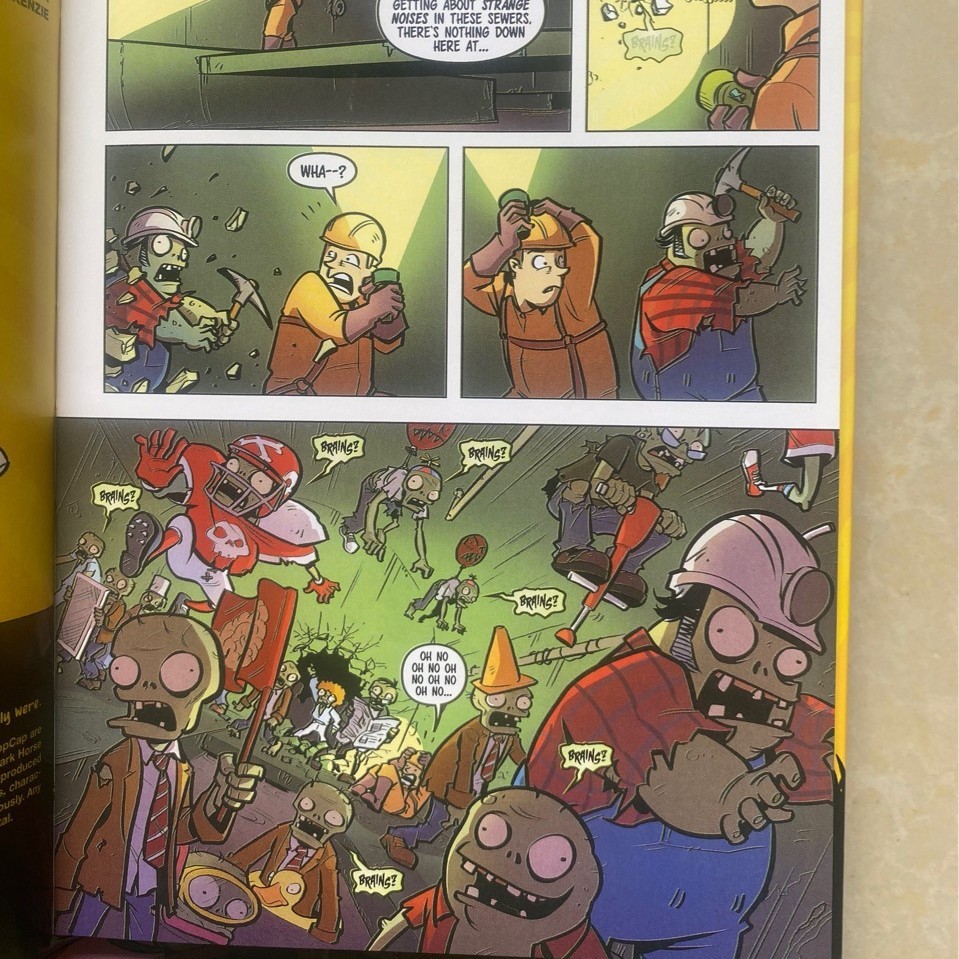 หนังสือนิทานการ์ตูนภาษาอังกฤษ Plants vs Zombies 4 เล่มปกแข็ง