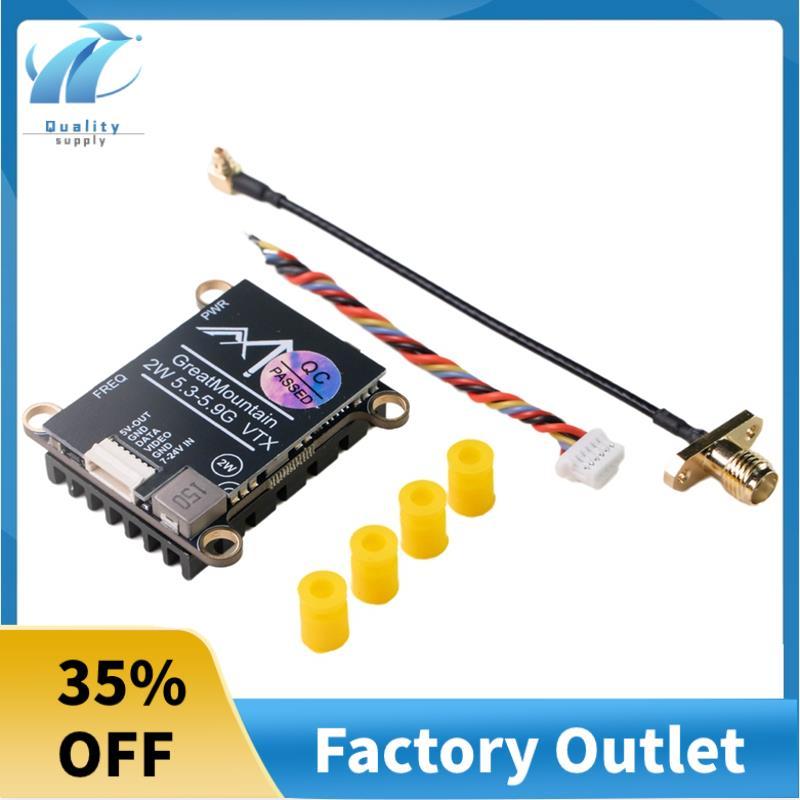 Beacon 5.8G 2W VTX พลังงานสูง FPV Audio เครื่องส่งสัญญาณวิดีโอ TBS Protocol 30.5x 30.5 มม.สําหรับ FP