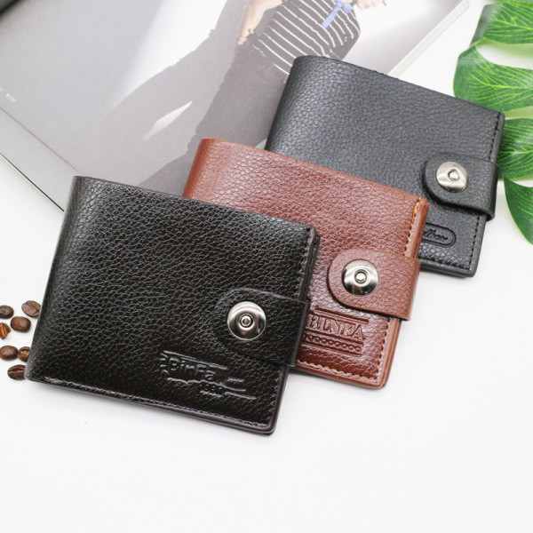 devid jones Bag Wallet Men's Korean Short Wallet Men's Douyin Cross-border Business Handy Stall Supp