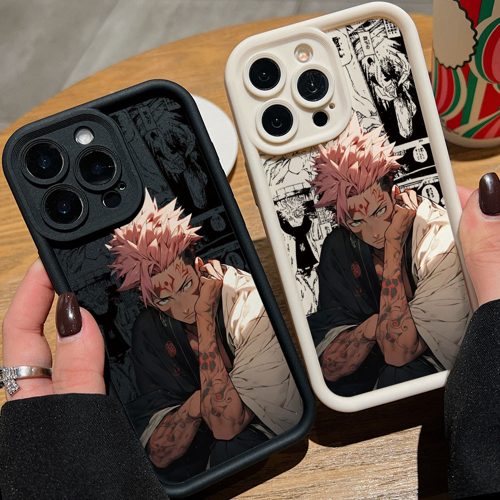 Jujutsu Kaisen Tattoo Ryomen Sukuna สําหรับ Samsung Galaxy S25 S24 S23 S22 S21 Ultra S20 FE Plus M54