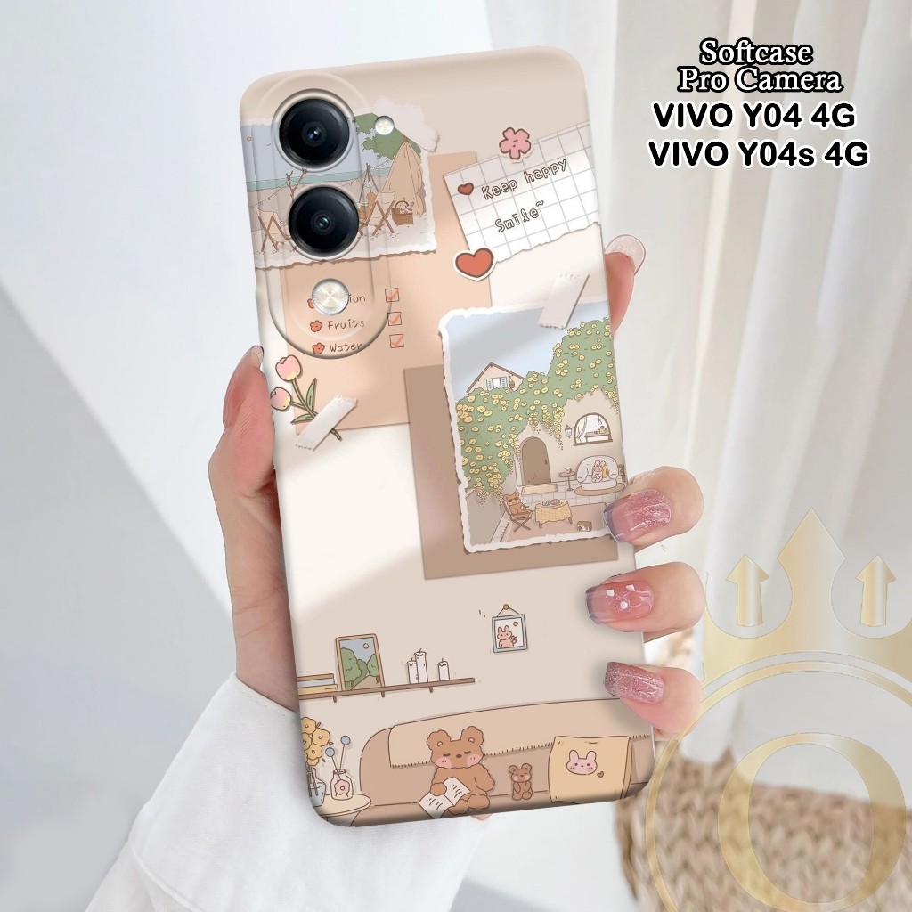 Softcase VIVO Y04 4G / Y04S 4G 2025 - SoftCase VIVO Y04 4G ล่าสุด - ORORA - Fashion Case Aesthetic -