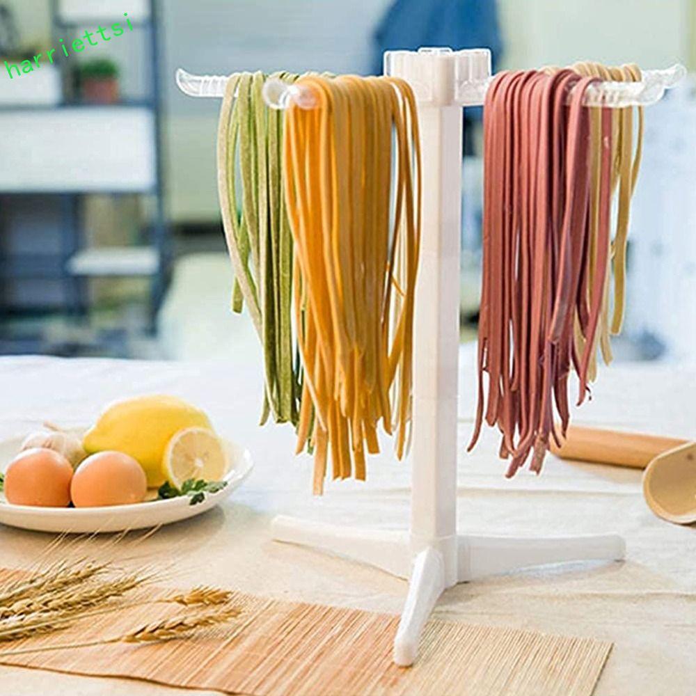 HARRIETTSI Pasta Drying Rack Kitchen พับได้ ทนทาน Ravioli Maker