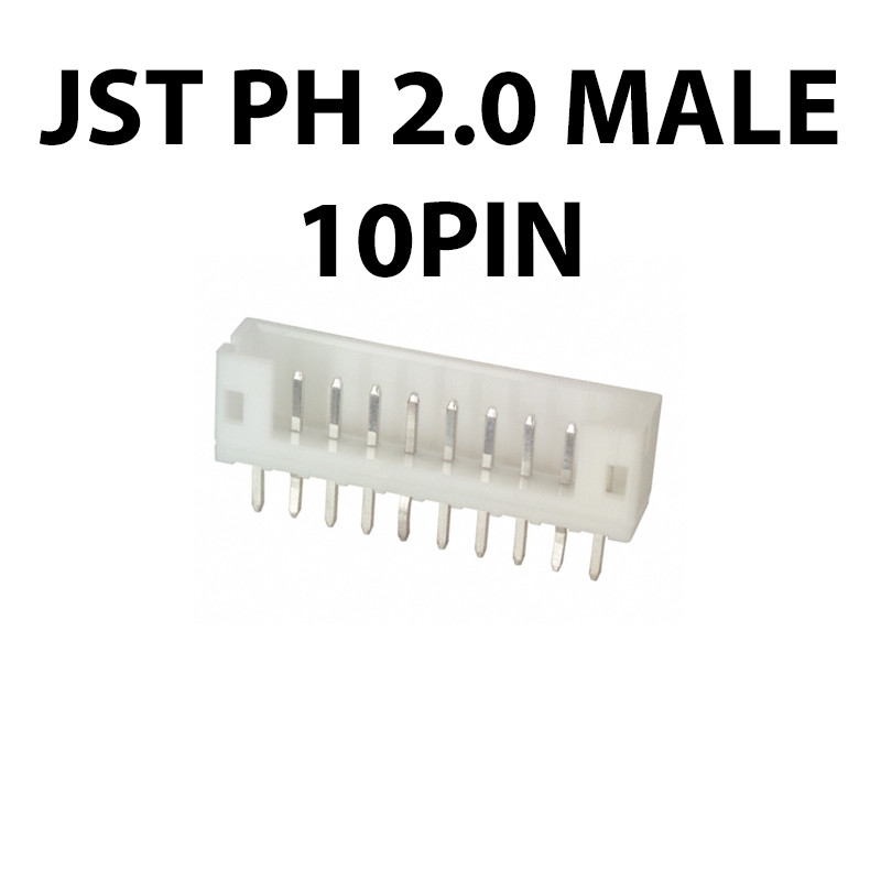 1 ชิ้นขั้วต่อขั้วต่อ JST PH2.0 PH 2.0 10Pin 10 พินชายตรง