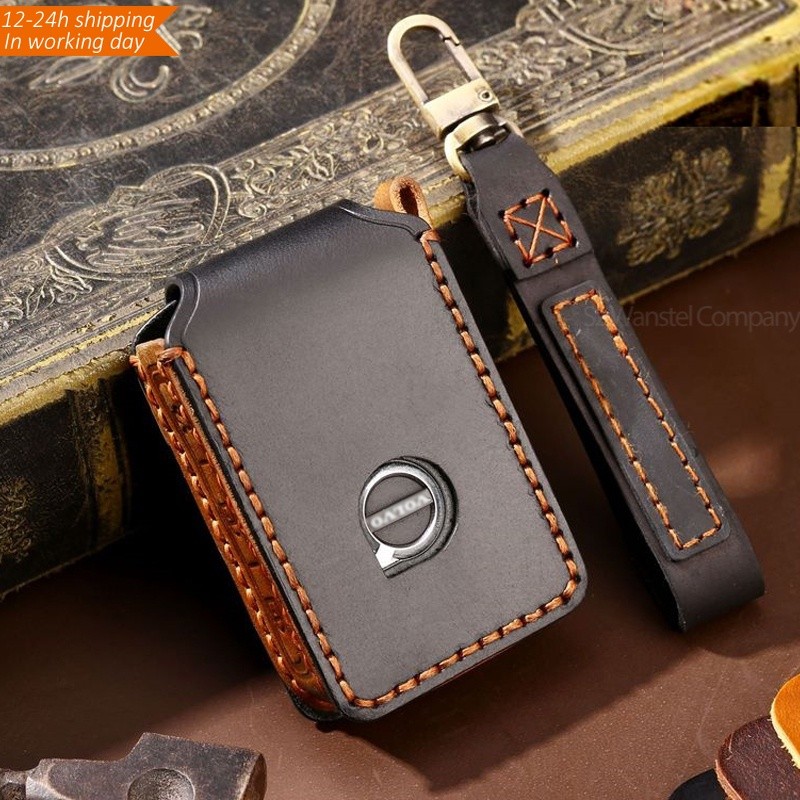 HanBan หนังกุญแจรถหรูหรา Handmade กระเป๋าสําหรับ Volvo XC60 V60 S60 XC70 V40 XC40 XC60 S90 XC90 V90 