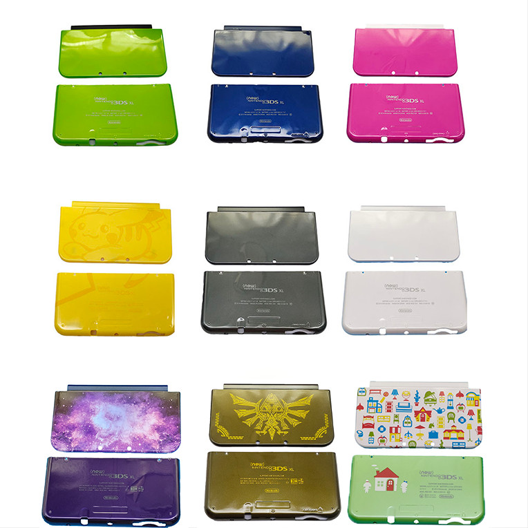 Nintendo ใหม่ 3DSLL ใหม่ 3DS XL Case A+E Surface New Big Three Upper Lower Cover Surface Cover Batte