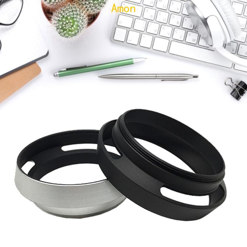 Amon Lens Shade Hollow-out Lens Hood Full-Metal Cover 37mm 40 5mm 43mm 46mm 49mm 52mm