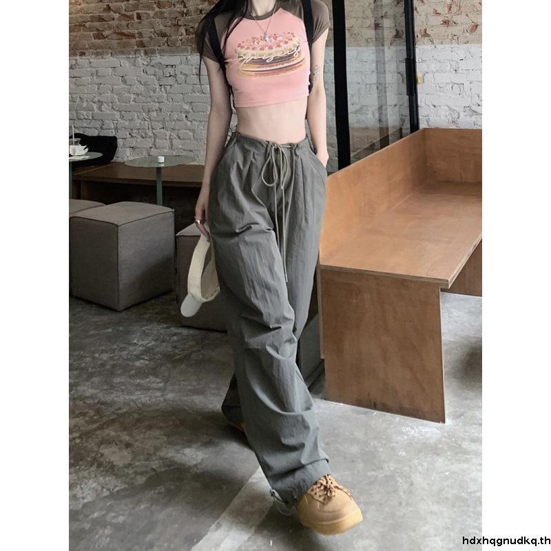 Solenne กางเกงขายาว กางเกงคาร์โก้ผู้หญิง คาร์โก้ กางเกง unique casual trendy Durable A20M08T 9Z24030