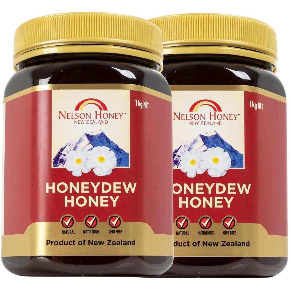 Raw Manuka Honey New Zealand Honeydew 1kg 2-Pack Natural Honey Unprocessed Honeybee Honey【No additiv