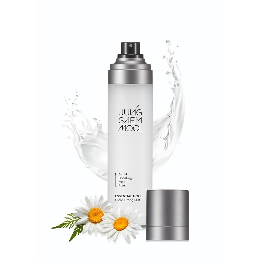 JUNG SAEM MOOL Essential Mool Micro Fitting Face Mist 4.06 Fl Oz, Ultra-Fine Hydrating Makeup Settin