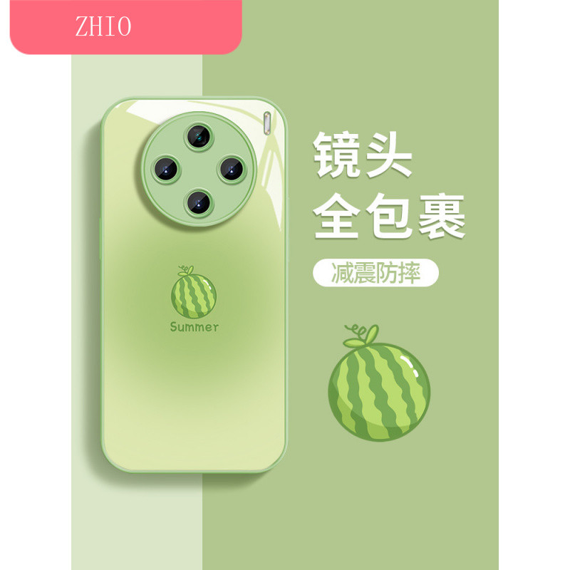 [1207] Liquid Glass เหมาะสําหรับ Vivo X90 X100 X200 Pro V23 V25pro V27 V29 V30 V40 เคสโทรศัพท์เหมาะส