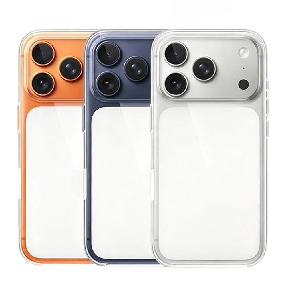 Ultra Slim โปร่งใส N52 เคสโทรศัพท์แม่เหล็กสําหรับ iPhone 17 Pro Max 17Pro ด้านข้างในตัวกล้อง Ai ปุ่มควบคุมปลอกกันกระแทกพร้อมโลโก้ Hard PC ฝาหลัง