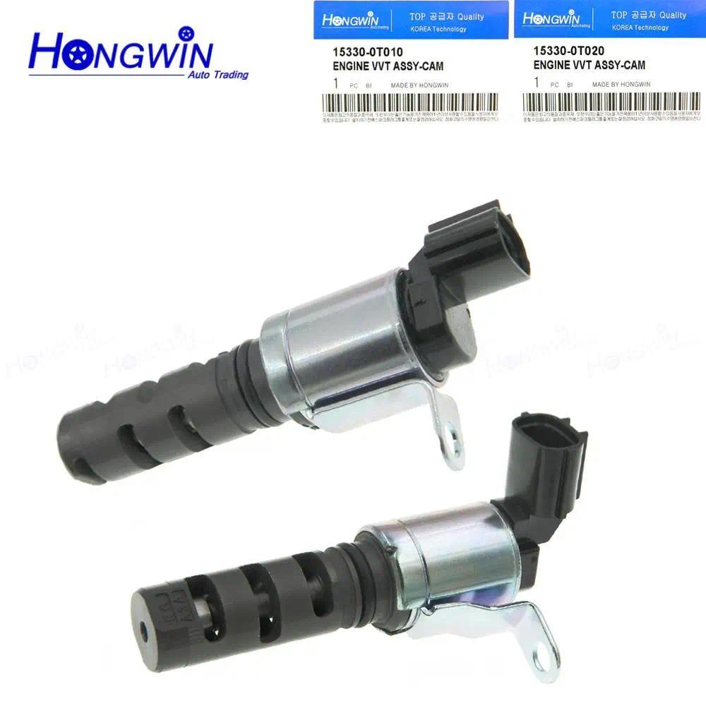 15330-0T010 15330-0T020 2PCS VVT วาล์ว Solenoid สําหรับ Toyota Lexus CT GS คือ NX RC RX 200h 300h 20