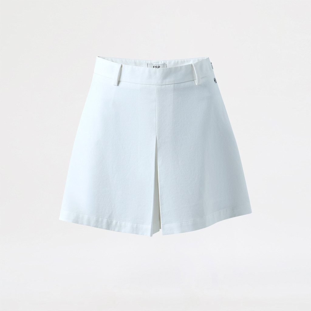 ESP กระโปรงกางเกง สั้น ผู้หญิง สีขาว | Short Skort | 06380