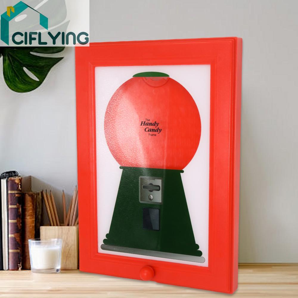 Creative Wall Mount Gumball Machine สนุกกรอบ Candy Machine Vintage Candy Dispenser สําหรับ Home Offi