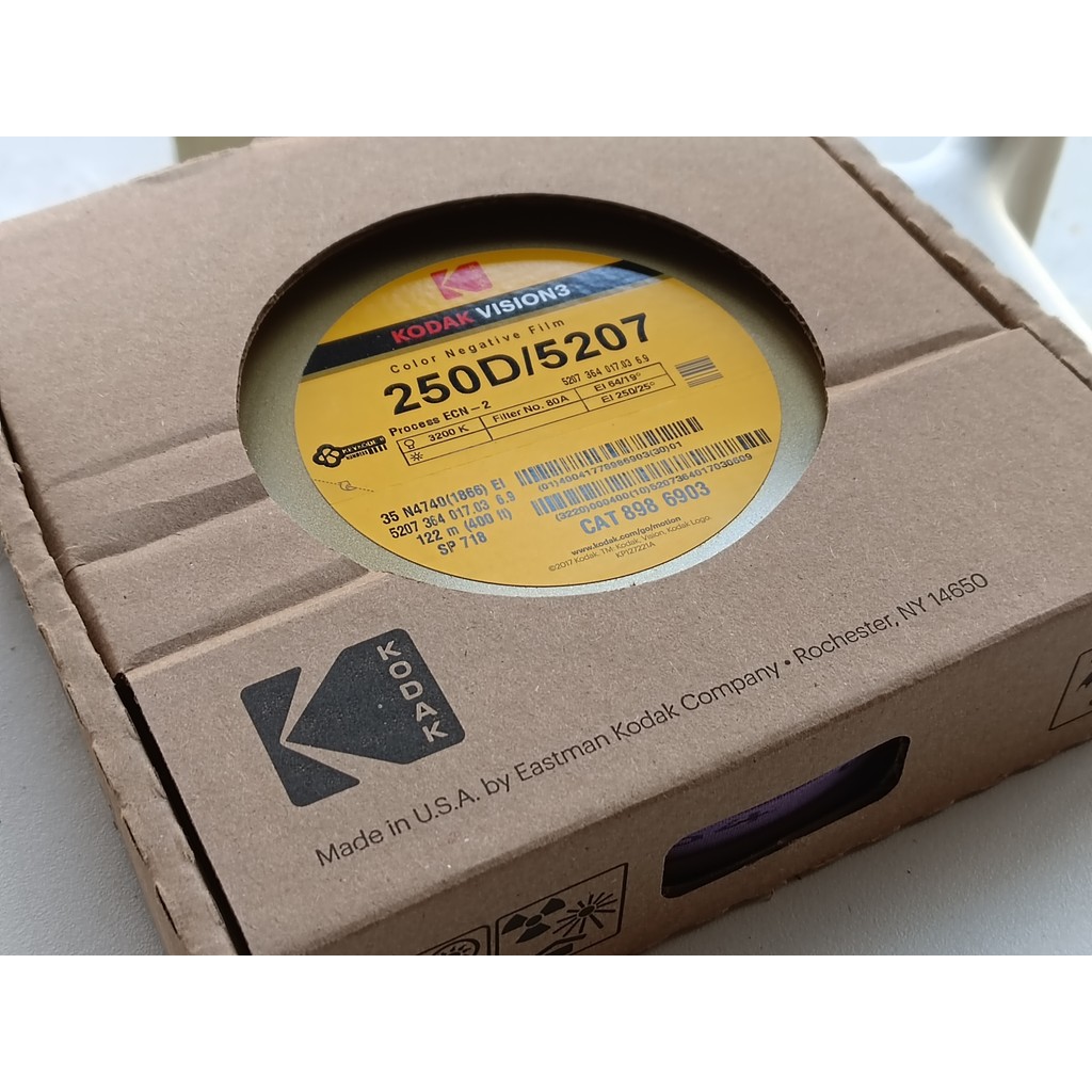 New Batch 5207 Kodak Movie Film Disc 135 Color Negative Film One Plate 13320cm