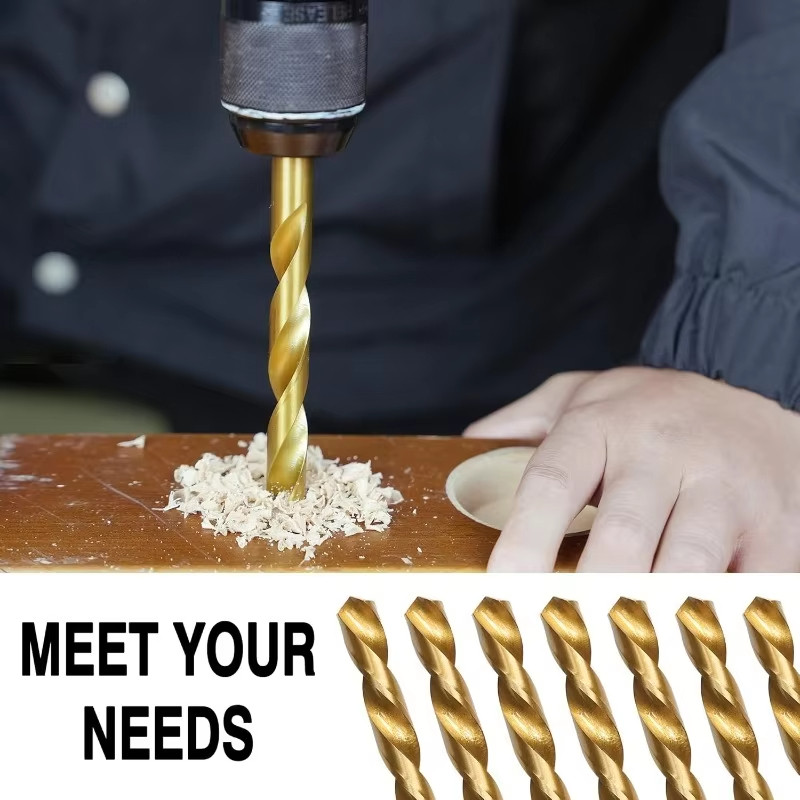 ชุดดอกสว่าน 99 ชิ้น ชุดดอกสว่านขนาดเล็ก ไฮสปีด HSS เคลือบไทเทเนี่ยม ขนาด 1.5-10 MM เจาะเหล็ก เจาะไม้ ใช้กับ สว่านไร้สาย - รูปที่ 2