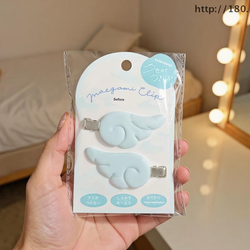 กิ๊บติดผมปีกนางฟ้า สไตล์ญี่ปุ่น Y2K สำหรับเครื่องประดับผม เพิ่มเสน่ห์ให้น่ารักและหวาน