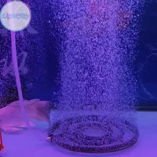 LightSky 1pcs Aeration Disc Fish Pond Seafood Pond แผ่นออกซิเจน 304 สแตนเลส Koi Fish Pond Oxygenation Aquarium อุปกรณ์ TH