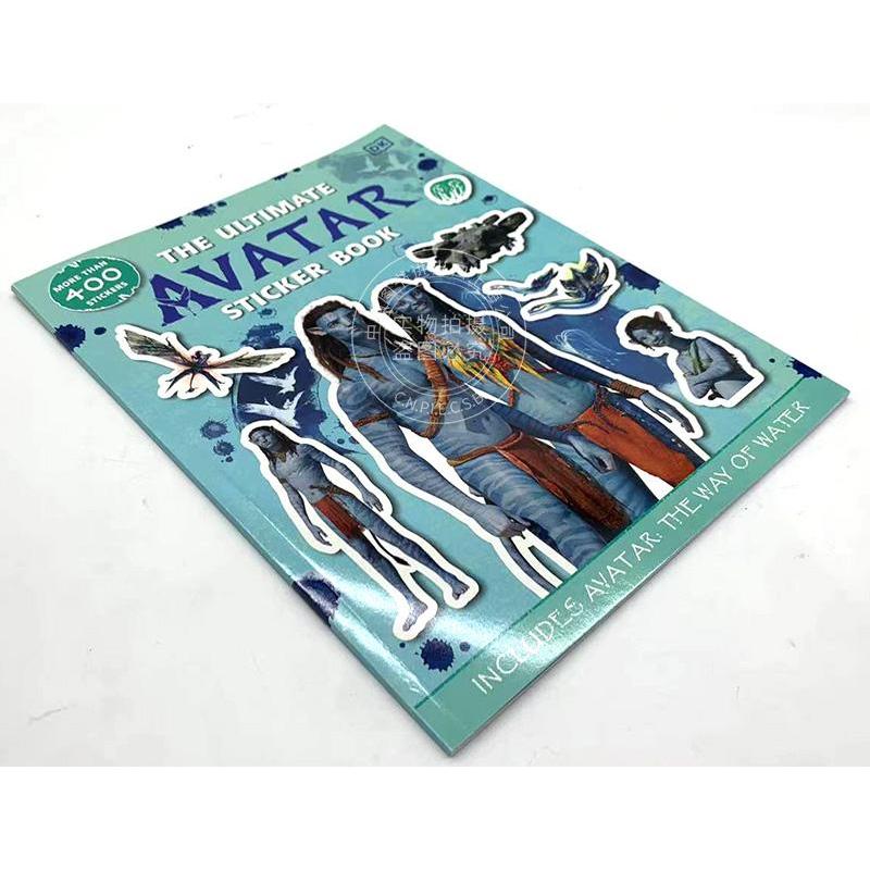 พร้อมสต็อก Avatar 2 Way of Water Sticker Book เด็กหนังสือภาพภาษาอังกฤษ Original Avatar 2 Ultimate St