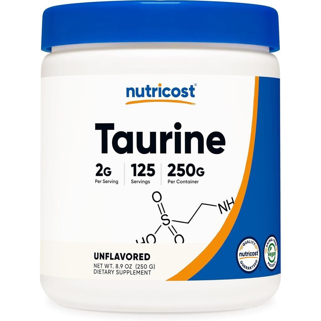 Nutricot Taurine Powder 250 กรัม - 125 เสิร์ฟ, 2000 มก. ต่อเสิร์ฟ