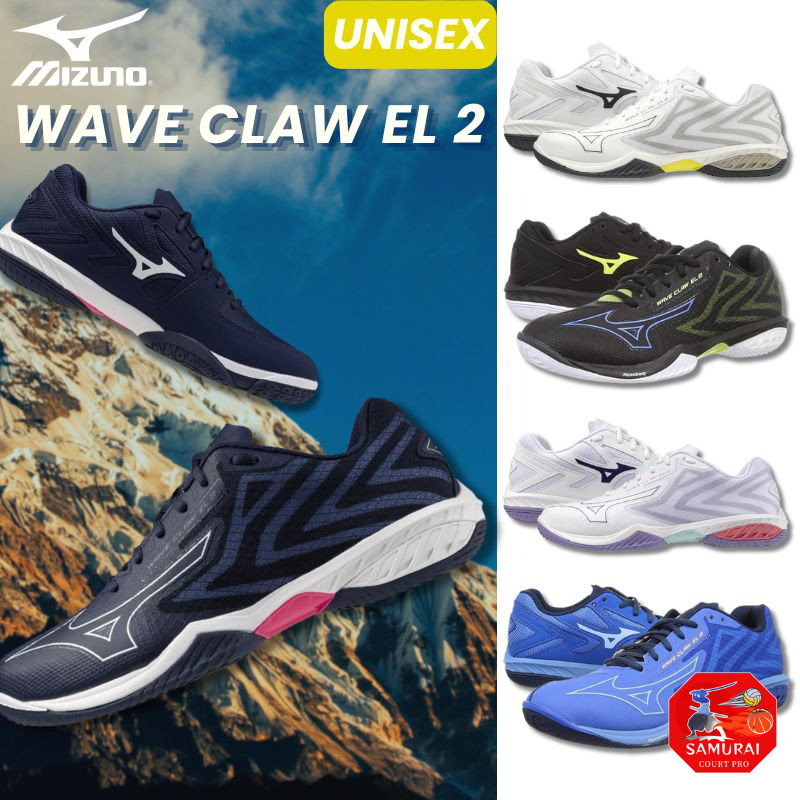 [Mizuno] Badminton Shoes Wave Claw EL 2 Fit Lightweight Flexibility Resilience All-Rounder 71GA25836