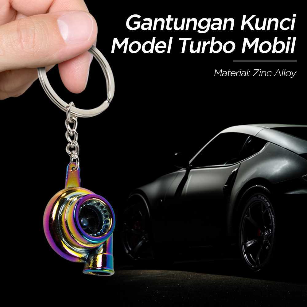 GANTUNGAN EASYDEALS YLCar Turbo Model Car Engine Keychain - YL2