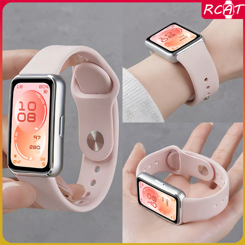 สายยางซิลิโคน for Huawei Band 11 11 Pro / Huawei Band 10 9 8 NFC อุปกรณ์เสริมสายรัดข้อมือสายรัดข้อมือปรับได้