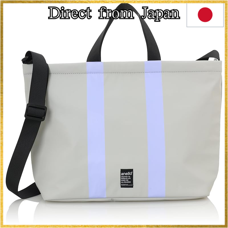 OVER LOGO Waterproof 2-Way Shoulder Bag for A4 Size