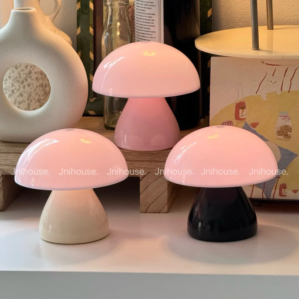 [พร้อมส่ง] Jnihouse : โคมไฟเห็ดพาสเทล (Mini Mushroom Lamp)