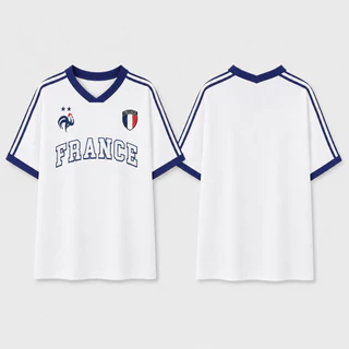 เสื้อบอลแฟชั่น Oversize ผู้หญิง/ผู้ชาย ใส่สบาย ทรงหลวม สไตล์สตรีท ลาย GERMANY มี 4 แบบ ไซส์ XS-6XL