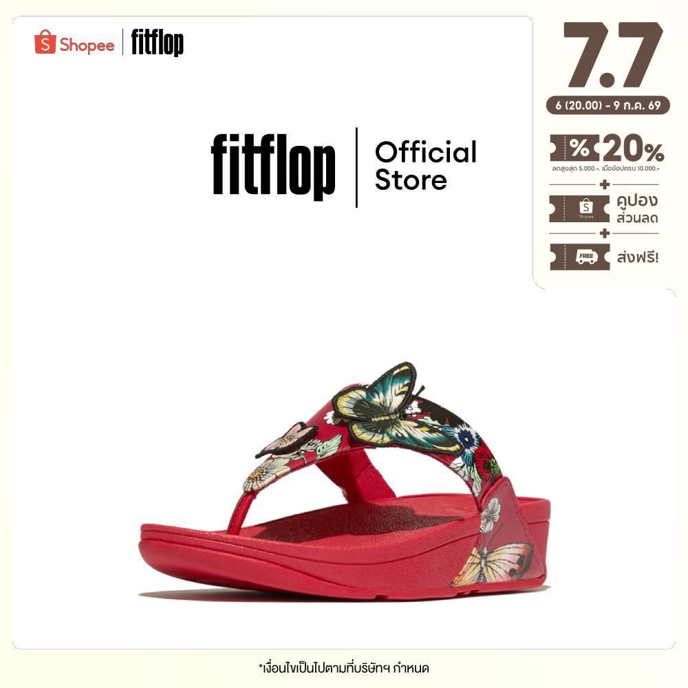 FITFLOP LULU X PHANNAPAST FAIRY BOUQUET รองเท้าแตะแบบหูหนีบผู้หญิง รุ่น Y1A-D41 สี RED