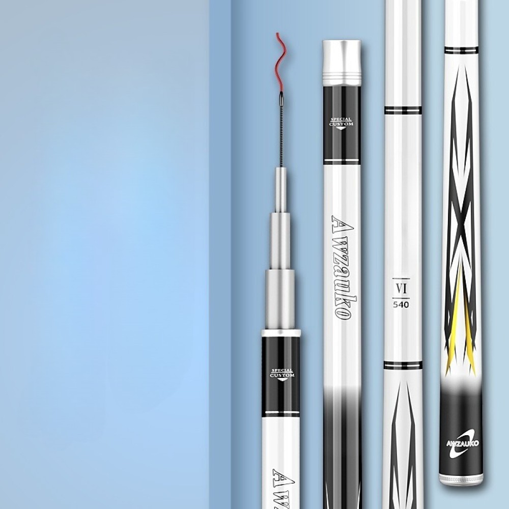 เบ็ดตกปลาขายส่ง 8H แท่งขนาดใหญ่ 19 ปรับ 6H Carbon Rod Super Hard 28 ปรับ Long Knot Rod เบ็ดตกปลาคาร์