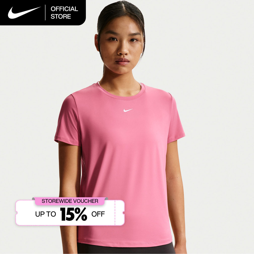 Nike Women's One Classic Short-Sleeve Top - Peony [FN2799-641]