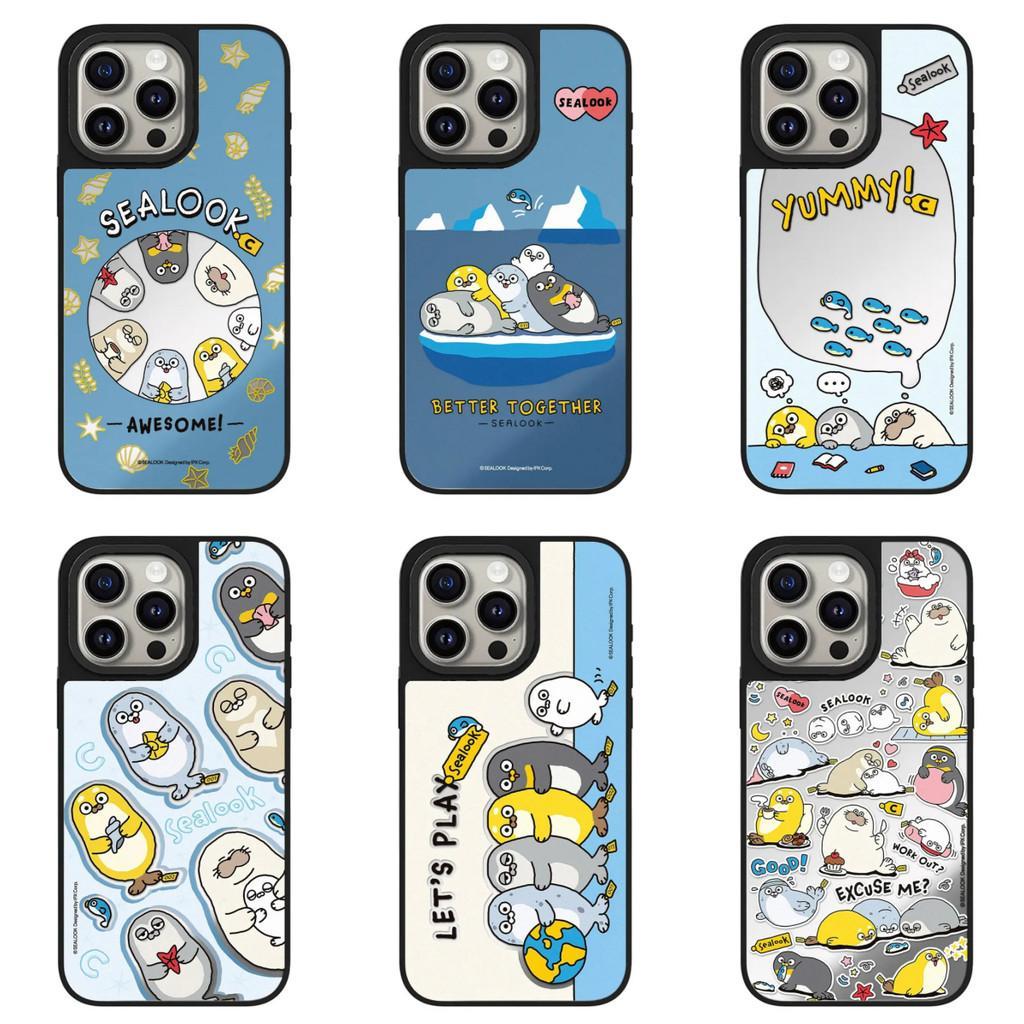 Sealook เคสโทรศัพท์มือถือ ลายอุ๋งอุ๋ง น่ารัก สำหรับ iPhone 17 Pro Max 16 15 14 13 เคสกันกระแทก
