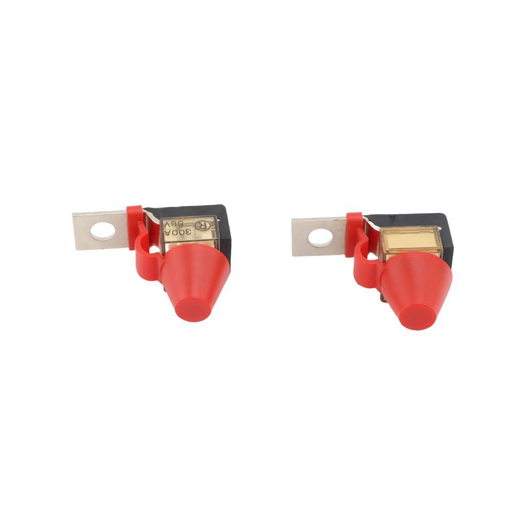 Soyoung Terminal Fuses Block Kit 300A 58V Rated Battery Fuse และ Waterproofing Mount สําหรับเรือ RV 