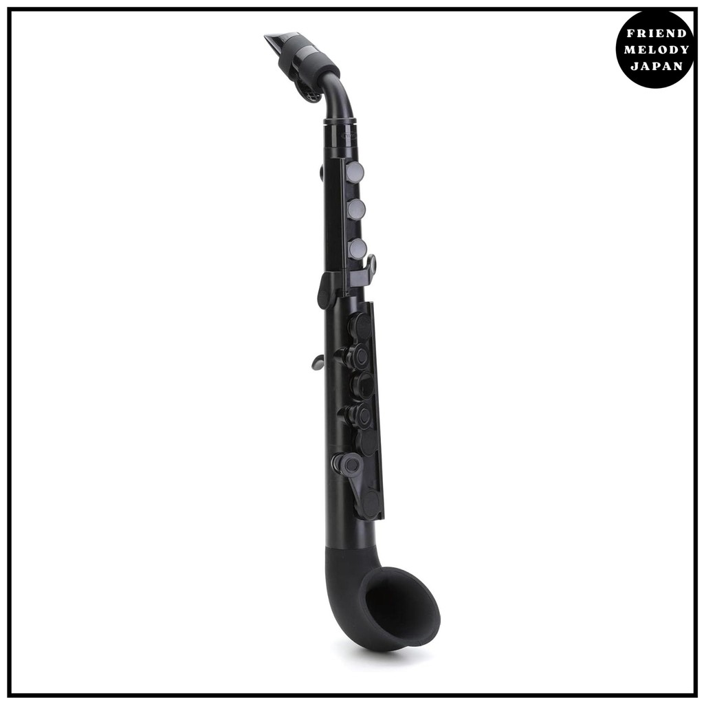 NUVO Plastic Wind Instrument Saxophone C Key jSax 2.0 Jay Saxophone BlackBlack N520JBBK Comes with E
