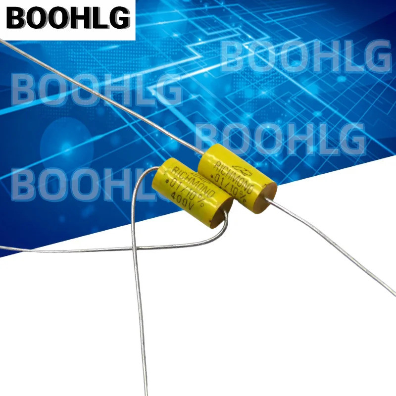 10PCS axial capacitor 0.01uf 400v 10nf 400v 103 400v ปริมาณ 5X10 ชิปในสต็อก Y1EY