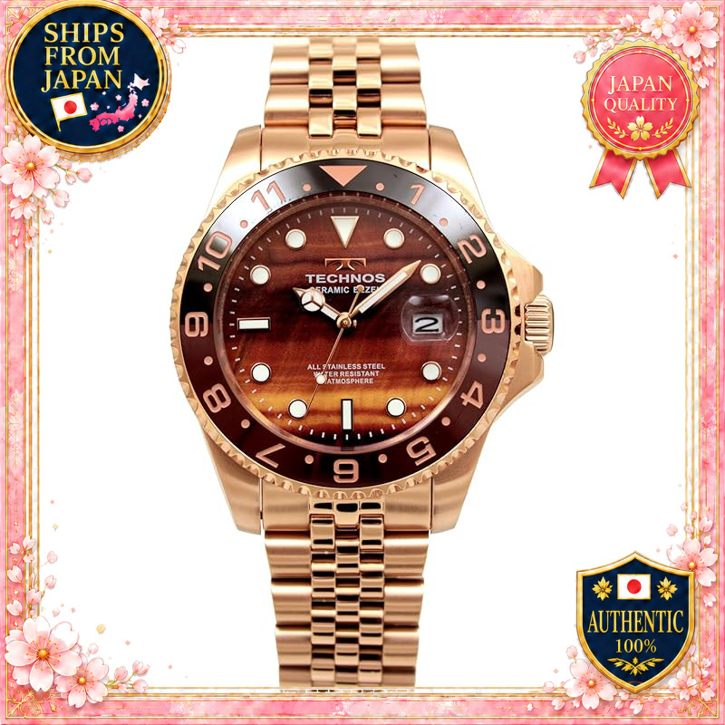 TECHNOS Watch 10 ATM Water Resistant Date T9C11OP