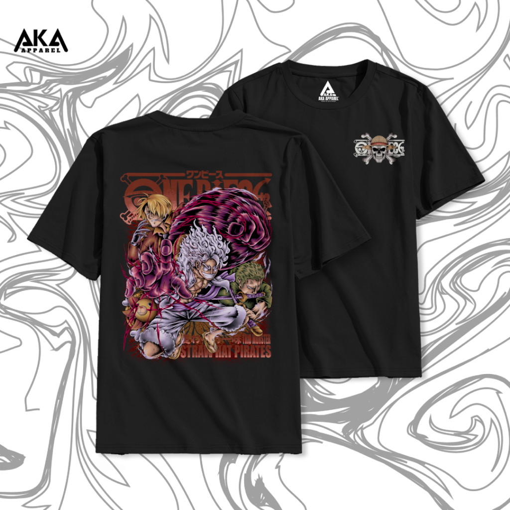 เสื้อยืด Aka Luffy Gear 5