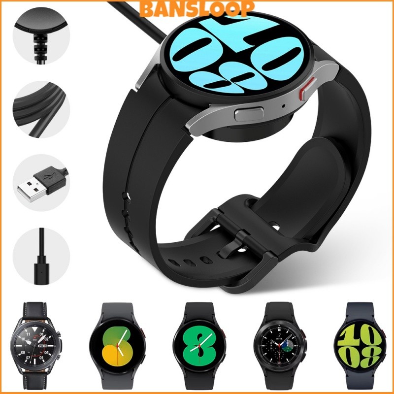 USB / แม่เหล็กไร้สาย Tpye-C ชาร์จสายชาร์จ for Smartwatch Samsung Galaxy Watch 8/8 Classic /FE/7/6/Ultra/5/4/Classic