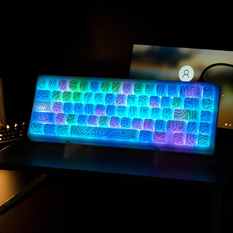XVX M67 Light Myth Selection คีย์บอร์ดแบบมีสาย IMD Equal High Line 2.0 คีย์บอร์ดสําหรับเล่นเกม 68 คอ