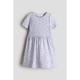 H&M(เอชแอนด์เอ็ม) เดรสผ้าฝ้ายพิมพ์ลาย เด็กหญิง 1343746_1