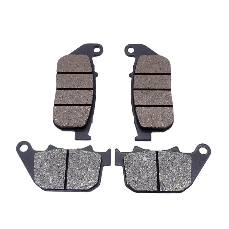 CC 1 Sets Motorcycle Front Rear Brake Disks Pads For Harley XL50 XL883 XL883C XL883L XL1200C XL1200L