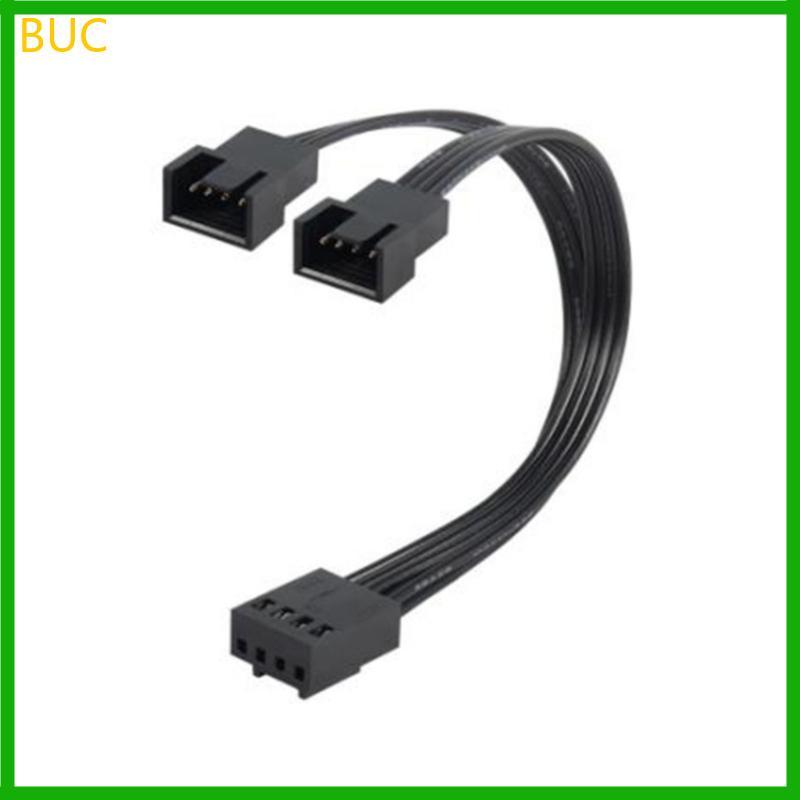 BUC PWM Fan Splitter 4Pin Adapter Cable 1 ถึง 2 คอมพิวเตอร์ CPU Fan Splitter PC Fan