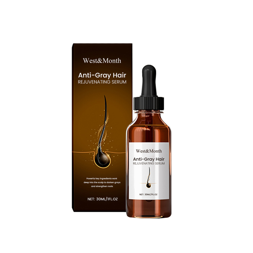 West & Month Black Hair Essence Polygonum Multiflorum Essence Moisturizing Black Hair Black Density 
