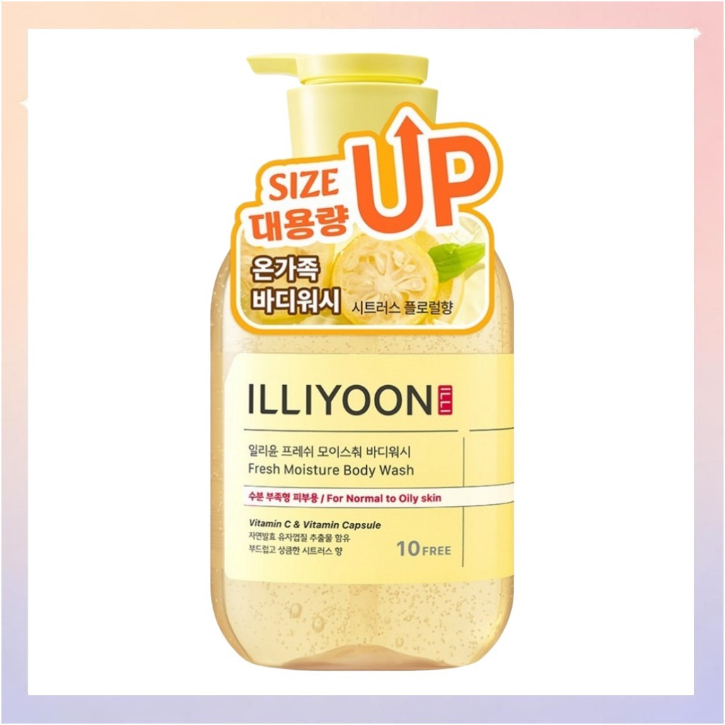 [illyoon] Fresh Moisture Body Wash กลิ่นซิตรัส 650ml, 1pc / Korean Body Wash / กลิ่นซิตรัส / ของแท้ 