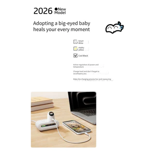 หัวชาร์จเร็ว TORRAS Big Eye จอสมาร์ท 60W PD Type-C สำหรับ iPhone MacBook