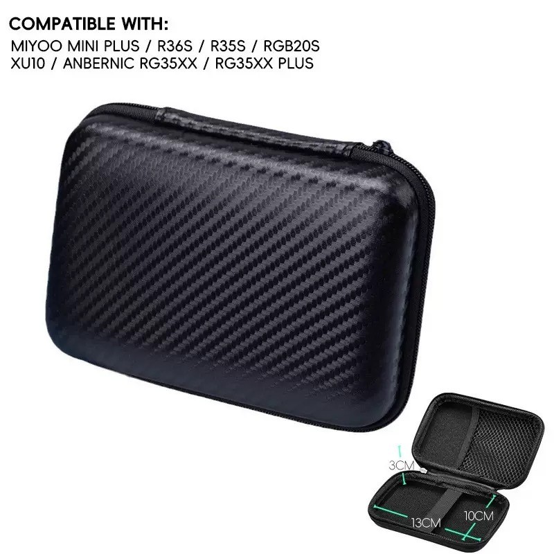 R36S กระเป๋า Hard Cover กระเป๋าถือกระเป๋าใบเล็กสําหรับเล่นเกมคอนโซลกระเป๋า RG35XX/J36 Ultra/RGB20S